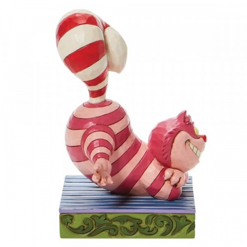 Cheshire Cat Candy Cane Tail Figurine