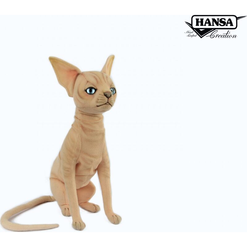 Sphynx Cat 33cmH Plush Soft Toy by Hansa
