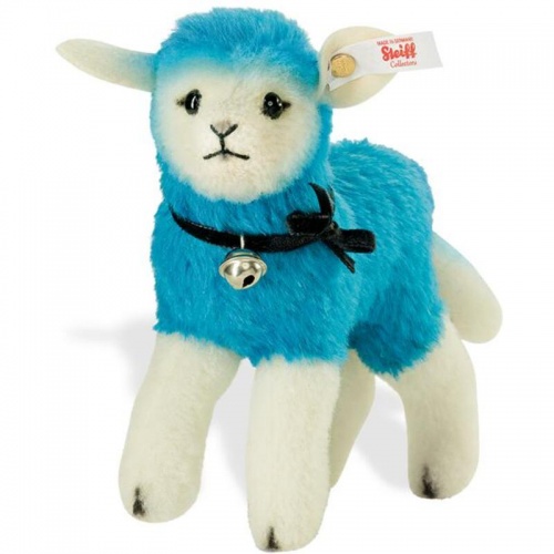 Steiff Designers Blue Candy Lamb Mohair Teddy Bear Gift Boxed