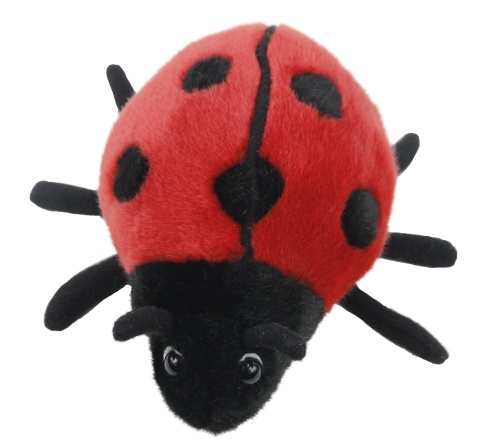 Ladybug Red 17cm Realistic Soft Toy by Hansa