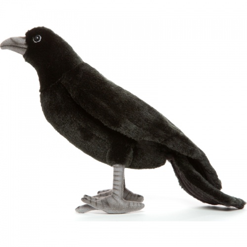 Black Crow 31cmL Plush Soft Toy by Hansa