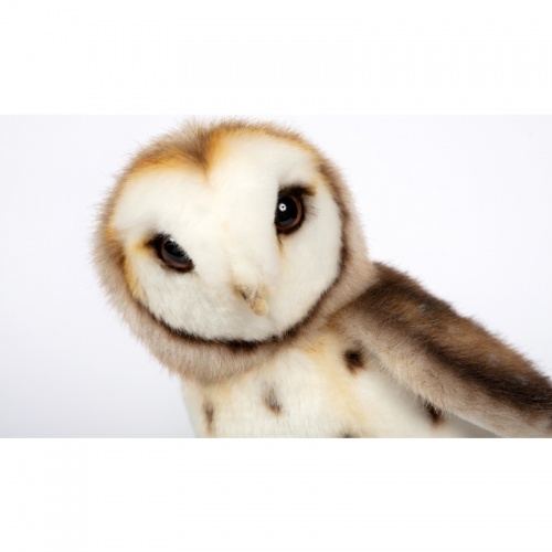 Barn Owl Movable Head 27cmH Plush Soft Toy by Hansa