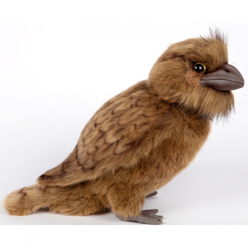Frogmouth Bird Movable Head 32cmL Plush Soft Toy by Hansa