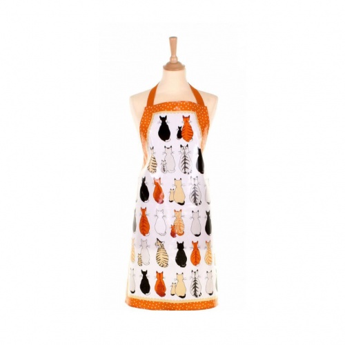 Biodegradable PVC Apron - Cats in Waiting by Ulster Weavers