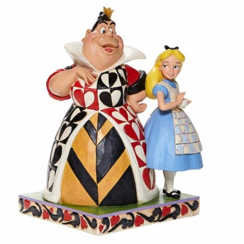 Chaos and Curiousity - Alice and the Queen of Hearts Figurine