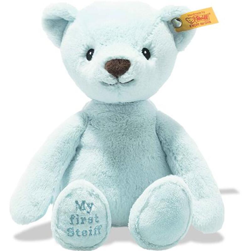 Steiff My First Steiff Teddy Bear Blue Gift Boxed