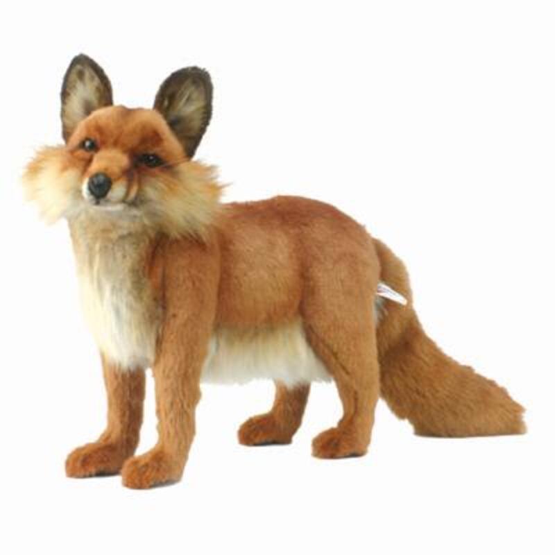 Fox Red Standing Plush Soft Toy by Hansa