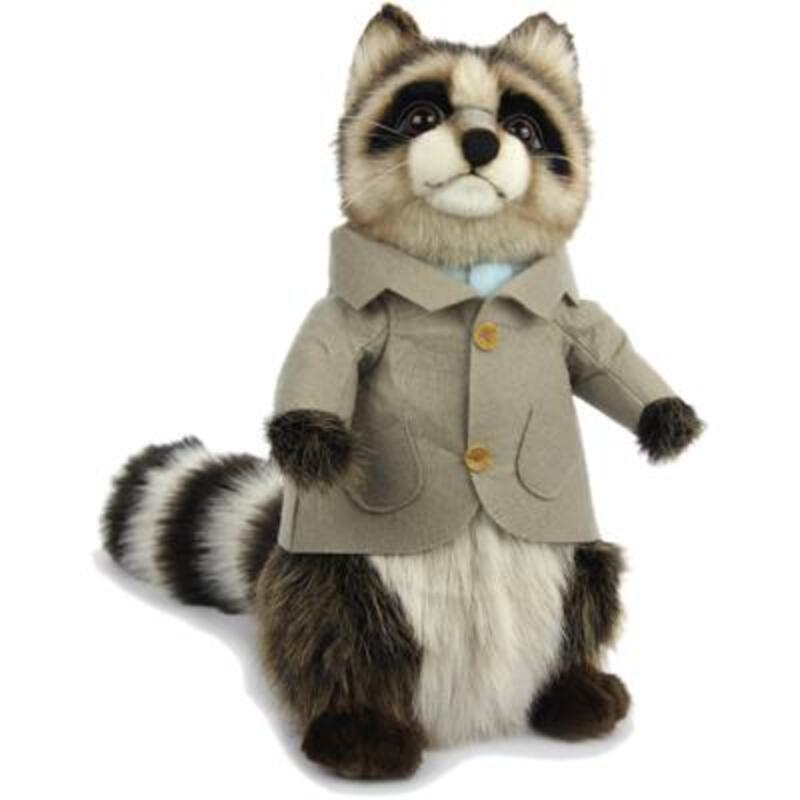Raccoon Papa Plush Soft Toy by Hansa