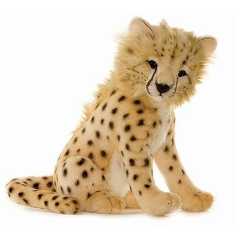 Sitting Cheetah Plush Soft Toy by Hansa