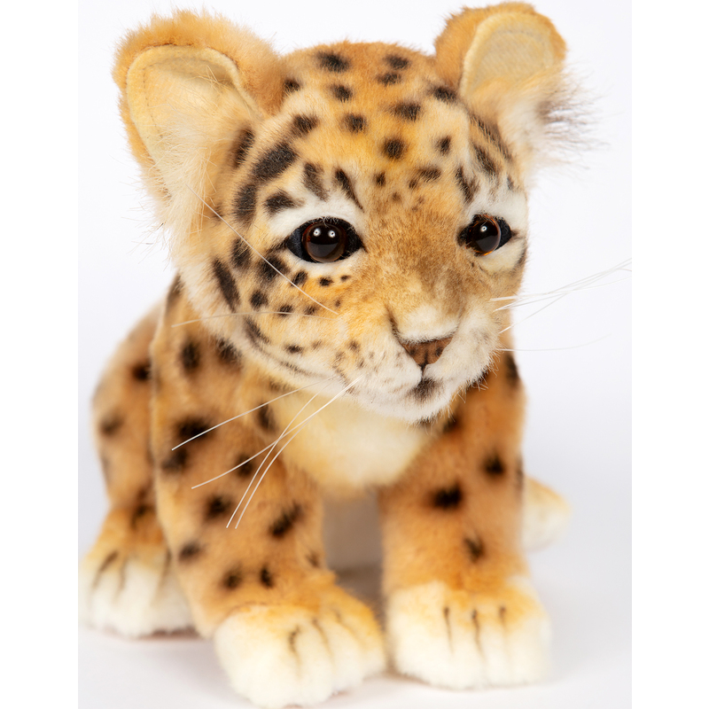 Leopard Amur Cub 23cmL Plush Soft Toy by Hansa
