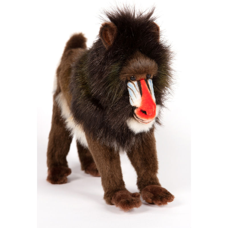 Mandrill 27cm Realistic Soft Toy by Hansa