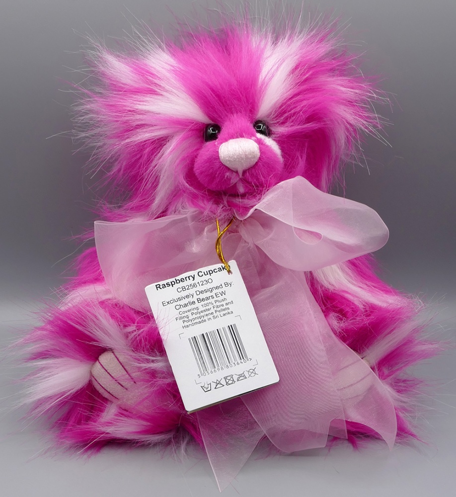 Choose A Charlie Bears Raspberry Cupcake | Teddy Town Gifts