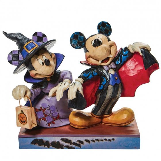 Terrifying Trick-or-Treaters - Mickey and Minnie as a Vampire