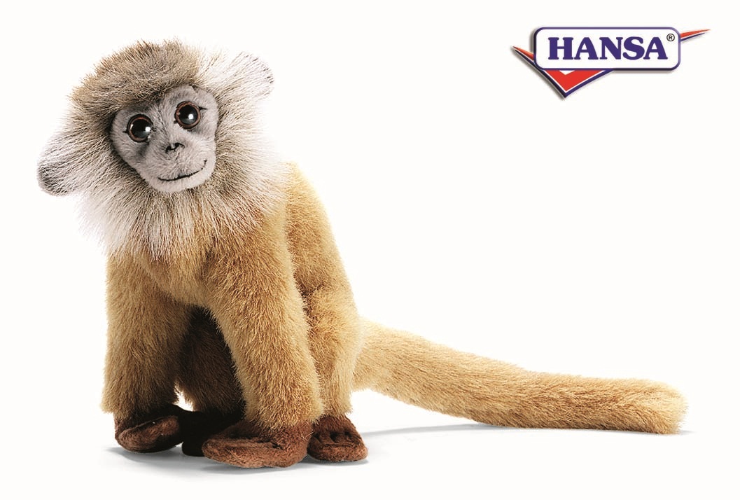 Leaf Monkey Beige 18cmH Plush Soft Toy by Hansa