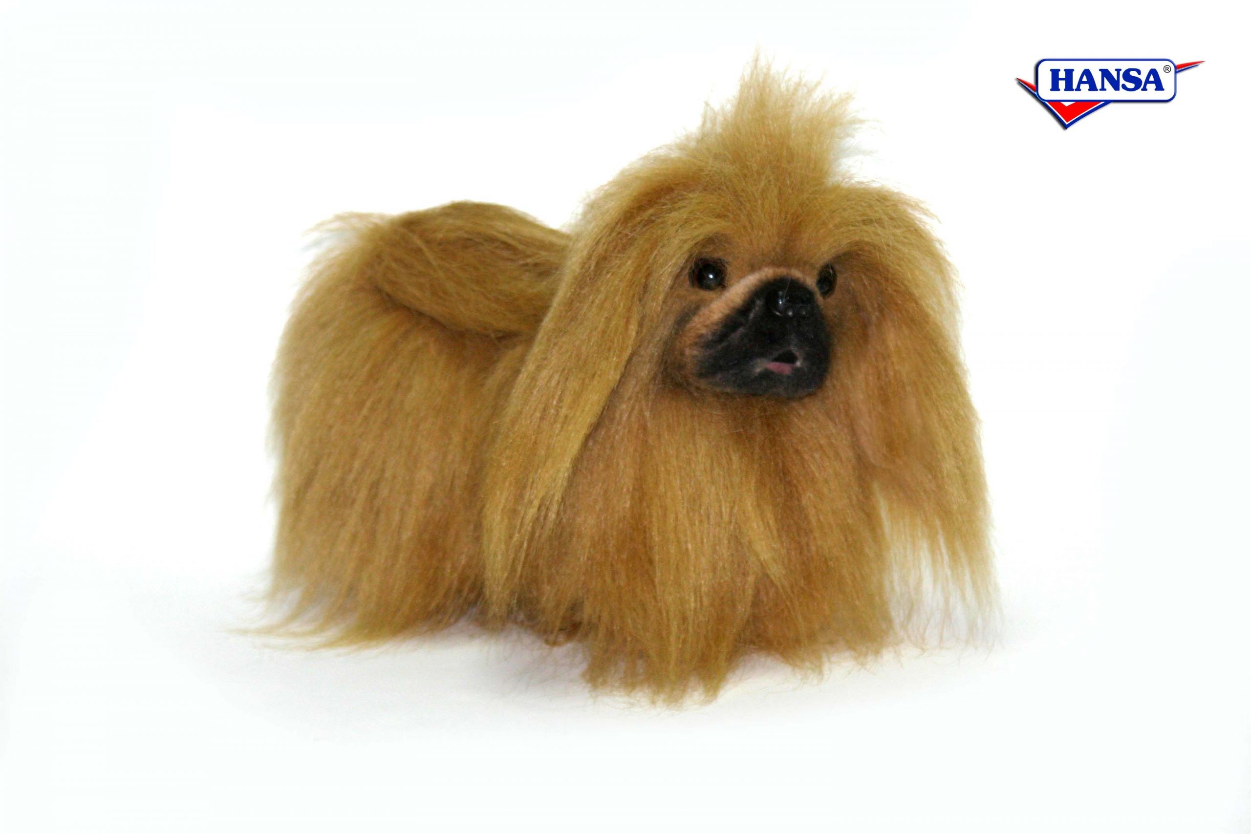 Pekingese Dog 27cmL Plush Soft Toy by Hansa