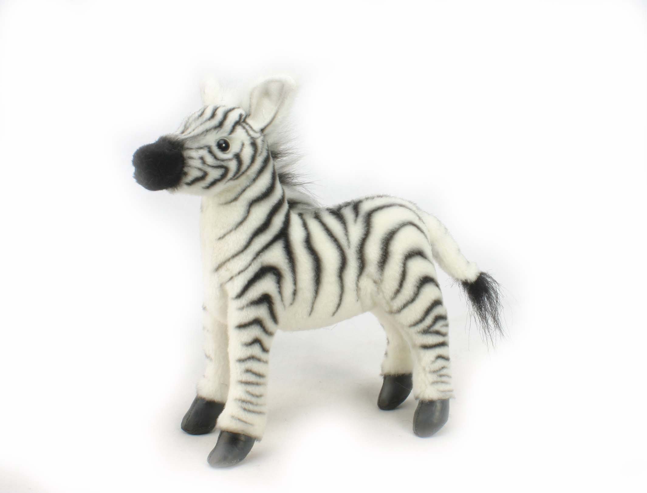 Zebra Standing 20cmL Plush Soft Toy by Hansa
