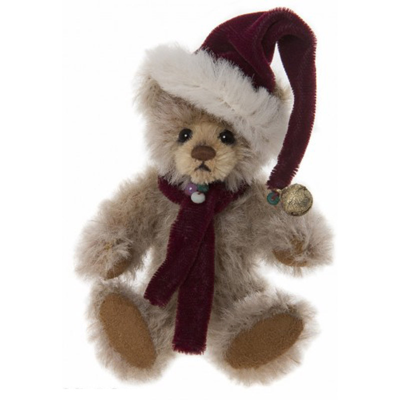Charlie Bears Mohair Keyring Dingle 12cm Limited Edition 2015 Teddy Bear