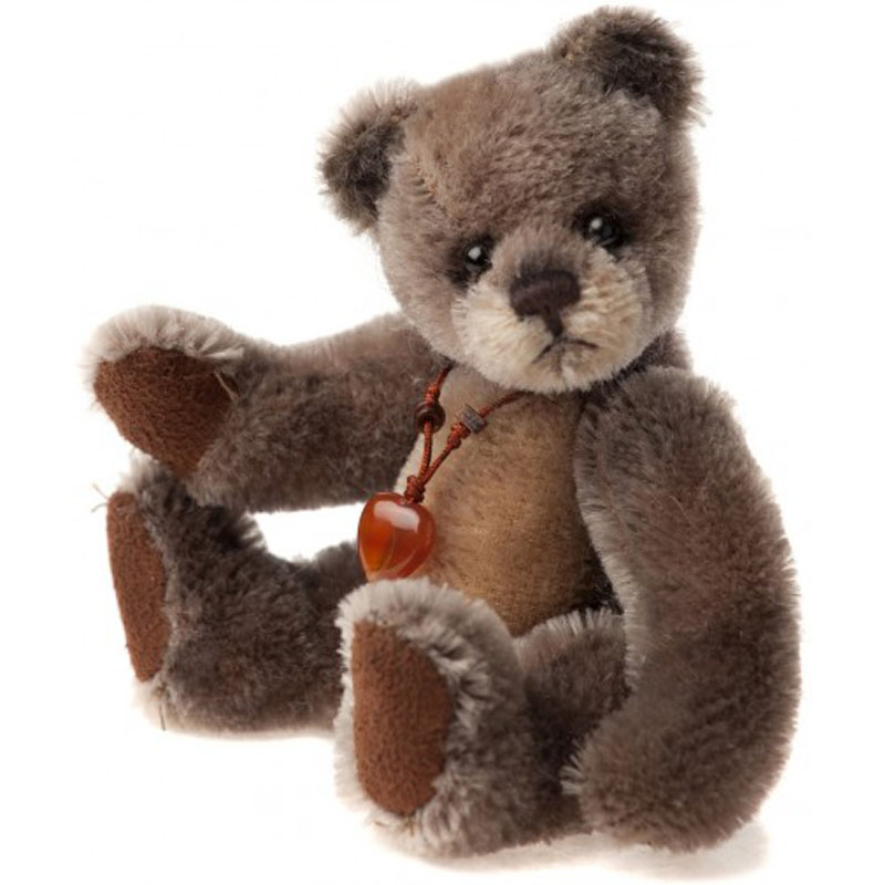 Charlie Bears Mohair Keyring Moccasin 12cm Limited Edition 2013 Teddy Bear