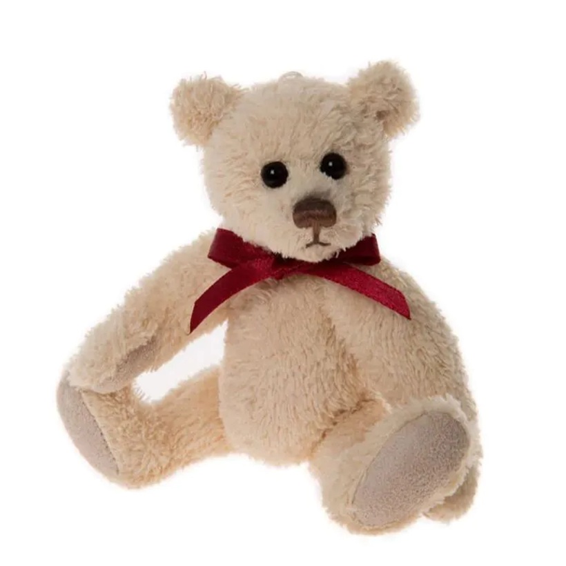 Charlie Bears Cheeky Charlie Linen Plush Keyring | Teddy Town Gifts