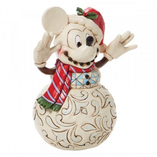 Mickey Mouse Snowman Figurine