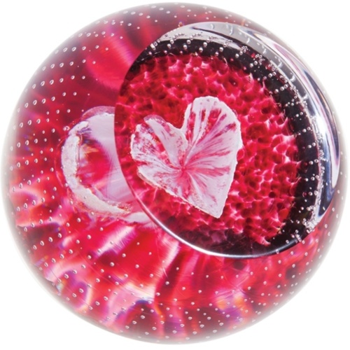 Paperweight Forever In My Heart by Caithness Glass