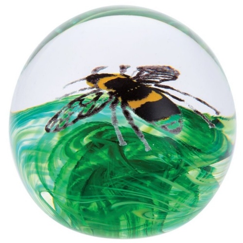 Paperweight Busy Bees - Buzzing Bee by Caithness Glass